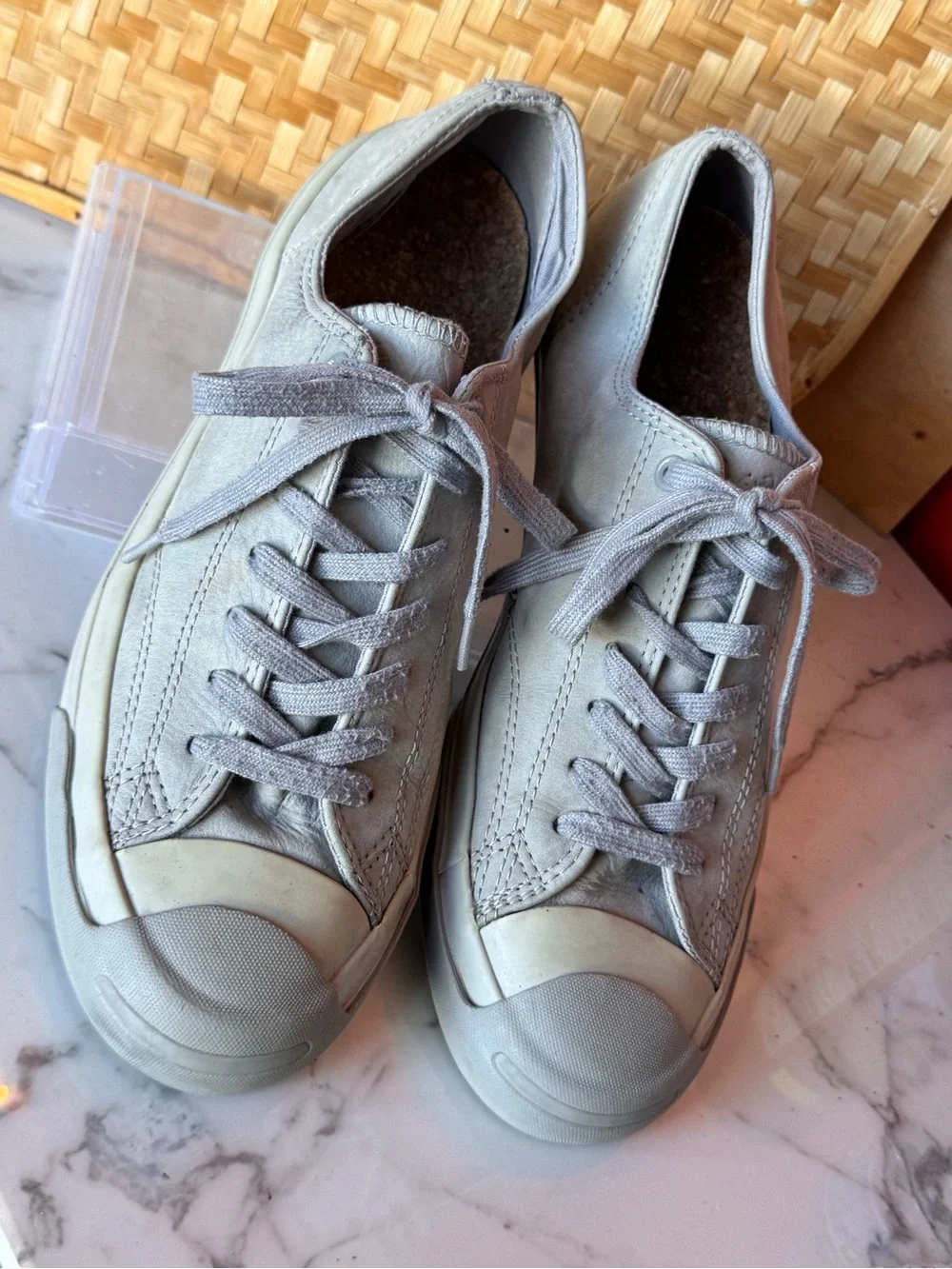 Converse x Jack Purcell Jack Ox Dolphin Low-Top Lace-Up Sneakers 149921C - Picture 4 of 8